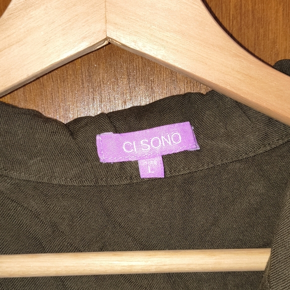 Ci Sono Olive Green Romper - Picture 2 of 2